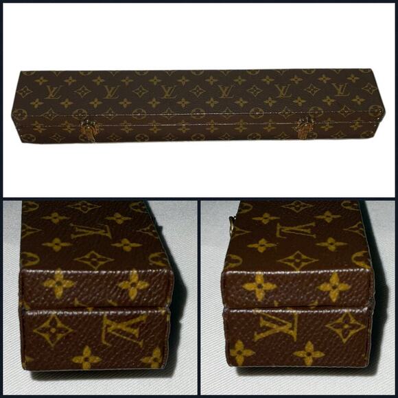 Louis Vuitton Rare Vintage Mini Trunk Monogram Wood Accessory Box - Picture 7 of 14
